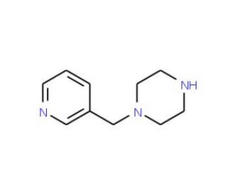 3-(Piperazin-1-ylmethyl)pyridine (CAS 39244-80-9) - chemical structure image