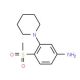 3-(Piperidin-1-yl)-4-(methylsulfonyl)aniline - chemical structure image