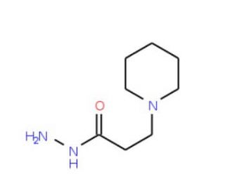 3-Piperidin-1-yl-propionic acid hydrazide (CAS 29800-31-5) - chemical structure image