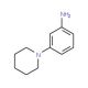 3-Piperidin-1-ylaniline (CAS 27969-75-1) - chemical structure image