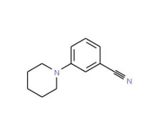 3-Piperidin-1-ylbenzonitrile (CAS 175696-74-9) - chemical structure image