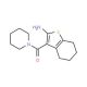 3-(Piperidin-1-ylcarbonyl)-4,5,6,7-tetrahydro-1-benzothien-2-ylamine (CAS 331760-59-9) - chemical structure image