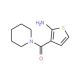 3-(Piperidin-1-ylcarbonyl)thien-2-ylamine (CAS 590351-58-9) - chemical structure image