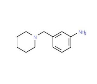 3-(Piperidin-1-ylmethyl)aniline (CAS 93138-55-7) - chemical structure image