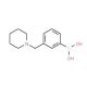 3-(Piperidin-1-ylmethyl)phenylboronic acid (CAS 1032610-59-5) - chemical structure image