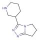 3-piperidin-3-yl-6,7-dihydro-5H-pyrrolo[2,1-c][1,2,4]triazole - chemical structure image