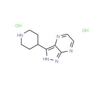 3-Piperidin-4-yl-1H-pyrazolo[3,4-b]pyrazinedihydrochloride - chemical structure image