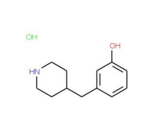 3-Piperidin-4-ylmethyl-phenol hydrochloride (CAS 782504-72-7) - chemical structure image