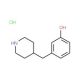 3-Piperidin-4-ylmethyl-phenol hydrochloride (CAS 782504-72-7) - chemical structure image