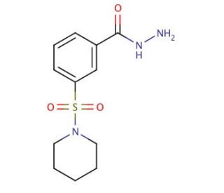 3-(Piperidine-1-sulfonyl)-benzoic acid hydrazide - chemical structure image