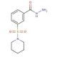 3-(Piperidine-1-sulfonyl)-benzoic acid hydrazide - chemical structure image