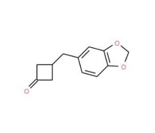 3-Piperonylcyclobutanone (CAS 157020-88-7) - chemical structure image