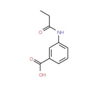 3-propanamidobenzoic acid (CAS 76208-99-6) - chemical structure image