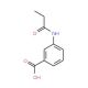 3-propanamidobenzoic acid (CAS 76208-99-6) - chemical structure image