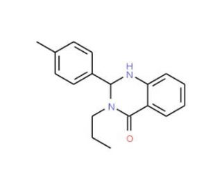 3-Propyl-2-p-tolyl-2,3-dihydro-1H-quinazolin-4-one - chemical structure image