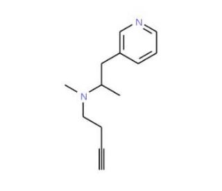 3-Propyl-(2&prime;-N-methyl-N-homopropargyl)pyridine - chemical structure image
