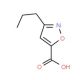 3-Propyl-isoxazole-5-carboxylic acid (CAS 14716-92-8) - chemical structure image