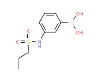 3-(Propylsulfonamido)phenylboronic acid (CAS 1072945-64-2) - chemical structure image