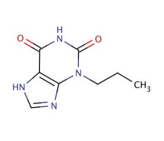 3-Propylxanthine (CAS 41078-02-8) - chemical structure image
