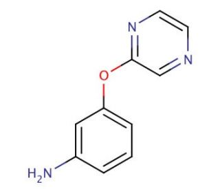 3-(pyrazin-2-yloxy)aniline - chemical structure image