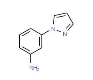 3-Pyrazol-1-yl-phenylamine (CAS 184097-88-9) - chemical structure image