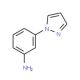 3-Pyrazol-1-yl-phenylamine (CAS 184097-88-9) - chemical structure image