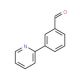 3-(Pyridin-2-yl)benzaldehyde (CAS 85553-53-3) - chemical structure image