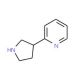 3-(Pyridin-2-yl)pyrrolidine (CAS 150281-45-1) - chemical structure image