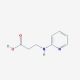 3-(pyridin-2-ylamino)propanoic acid (CAS 104961-64-06/28/2011) - chemical structure image