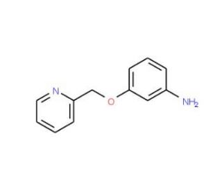 3-(pyridin-2-ylmethoxy)aniline - chemical structure image