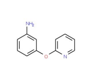 3-(Pyridin-2-yloxy)aniline (CAS 86556-09-4) - chemical structure image
