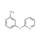 3-(Pyridin-2-yloxy)aniline (CAS 86556-09-4) - chemical structure image