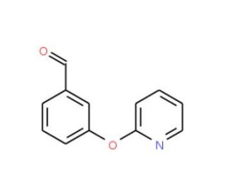 3-(Pyridin-2-yloxy)benzaldehyde (CAS 137386-78-8) - chemical structure image