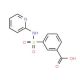 3-(Pyridin-2-ylsulfamoyl)-benzoic acid - chemical structure image