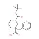 3-(Pyridin-3-ylmethyl)piperidine-3-carboxylic acid, N-BOC protected (CAS 887344-18-5) - chemical structure image