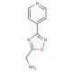 Struttura molecolare di (3-pyridin-4-yl-1,2,4-oxadiazol-5-yl)methylamine (3-pyridin-4-yl-1,2,4-oxadiazol-5-yl)methylamine - chemical structure image