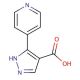 3-(pyridin-4-yl)-1H-pyrazole-4-carboxylic acid - chemical structure image