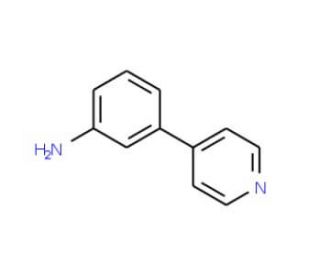 3-(Pyridin-4-yl)aniline (CAS 40034-44-4) - chemical structure image