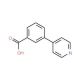 3-(Pyridin-4-yl)benzoic acid (CAS 4385-78-8) - chemical structure image