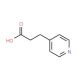 3-(Pyridin-4-yl)propanoic acid (CAS 6318-43-0) - chemical structure image