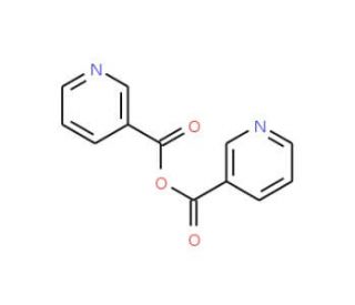 3-Pyridinecarboxylic anhydride (CAS 16837-38-0) - chemical structure image