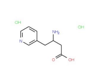 (3-Pyridyl)-D-beta-homoalanine dihydrochloride (CAS 269396-64-7) - chemical structure image