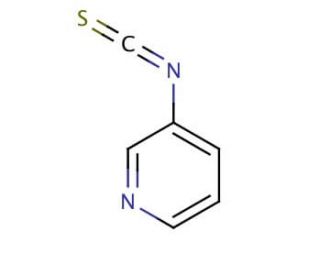 3-Pyridyl isothiocyanate (CAS 17452-27-6) - chemical structure image