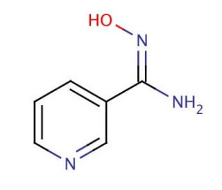 3-Pyridylamide oxime (CAS 1594-58-7) - chemical structure image
