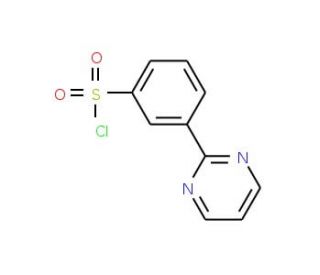 3-(Pyrimidin-2-yl)benzenesulphonyl chloride (CAS 915707-50-5) - chemical structure image