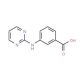 3-(pyrimidin-2-ylamino)benzoic acid - chemical structure image