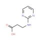 3-(pyrimidin-2-ylamino)propanoic acid - chemical structure image