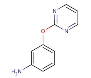 3-(pyrimidin-2-yloxy)aniline - chemical structure image