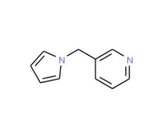 3-(Pyrrol-1-ylmethyl)pyridine (CAS 80866-95-1) - chemical structure image