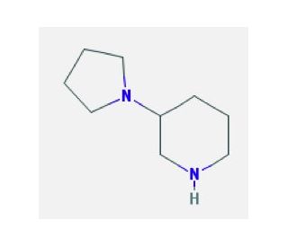 3-(pyrrolidin-1-yl)piperidine (CAS 144243-28-7) - chemical structure image